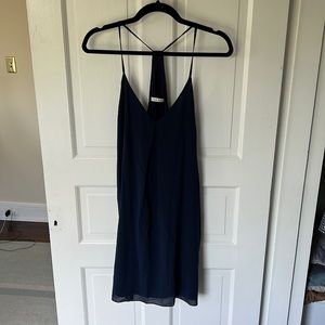 Alice and Olivia Navy Blue Mini Dress